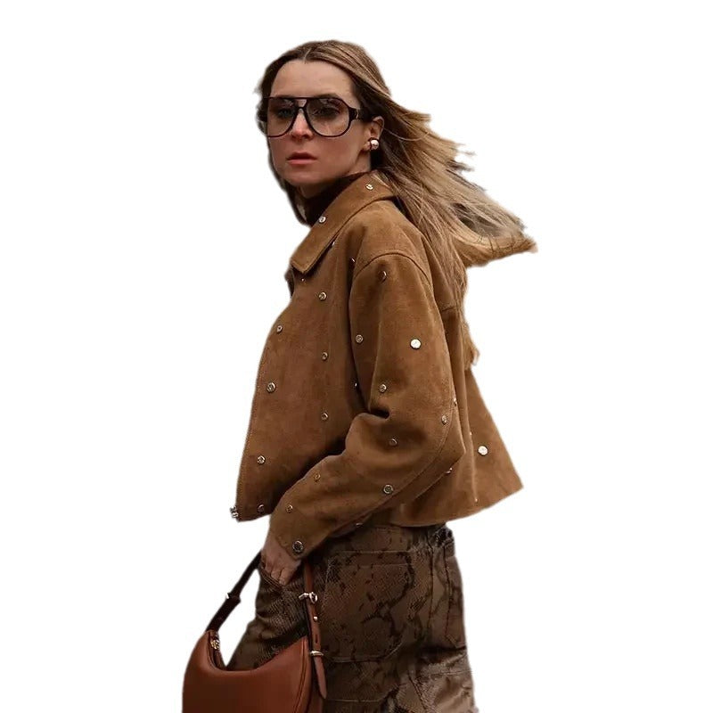 Damen Kurzjacke Perlen Norvielle