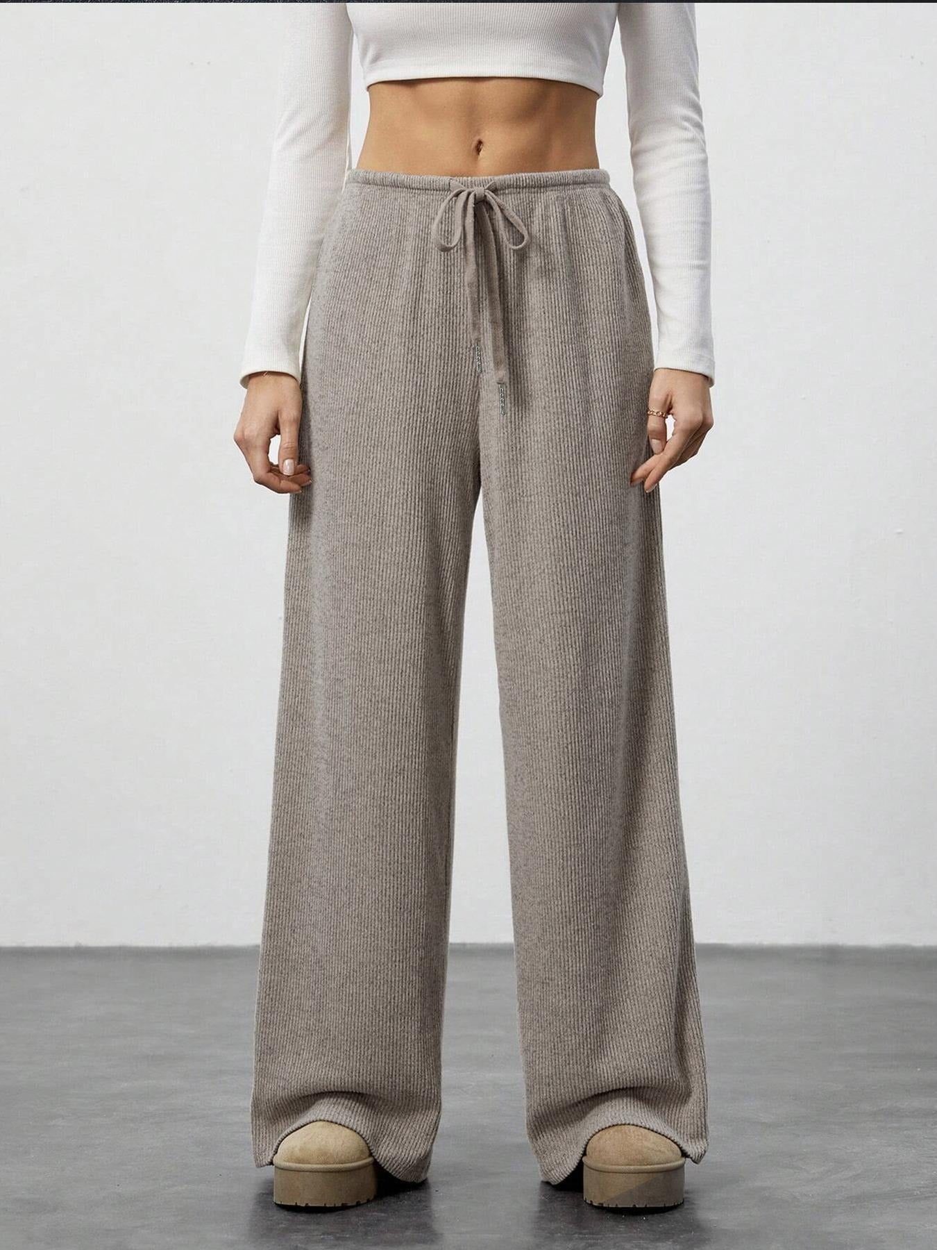 Damen weite Strickhose Norvielle