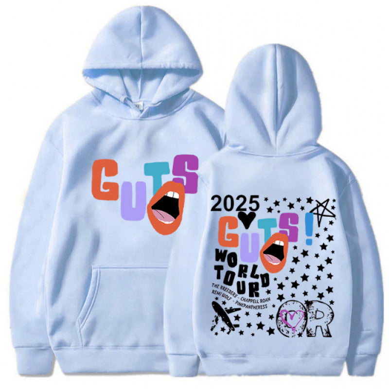 Damen Kapuzenpullover mit Grafik-Print und Tour-Design