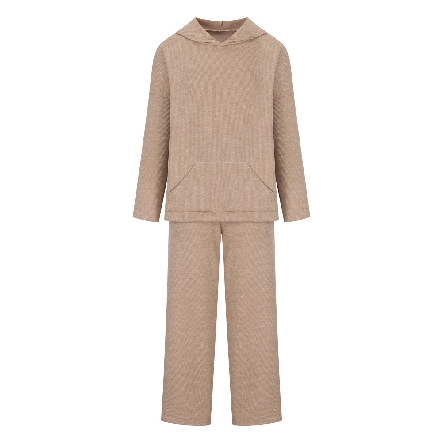 Damen Lounge-Set mit Kapuze und weitem Hosenbein Norvielle