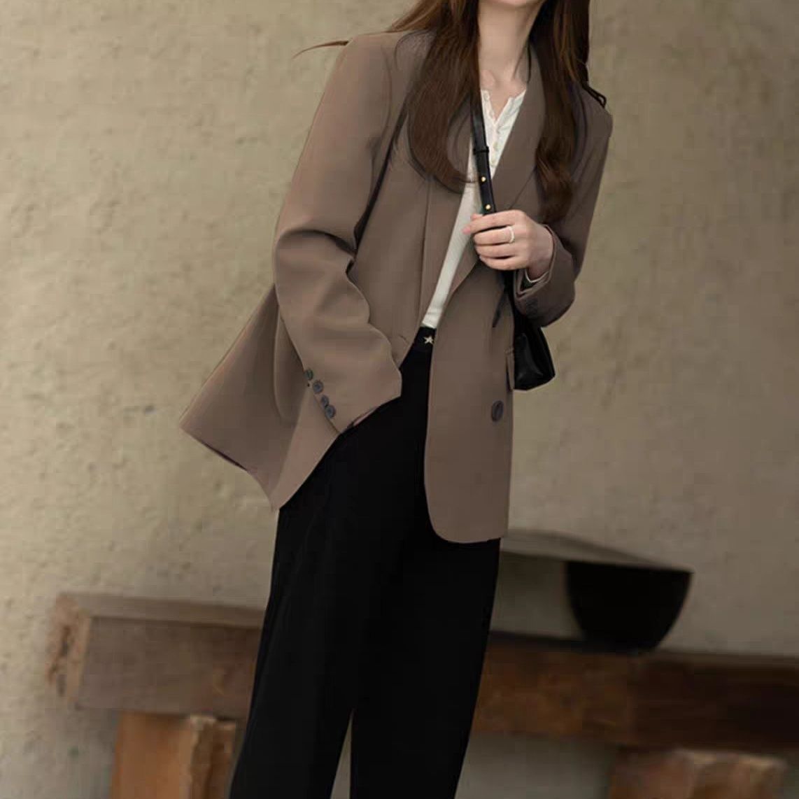 Damen Oversize Blazer Norvielle Elegantes Design
