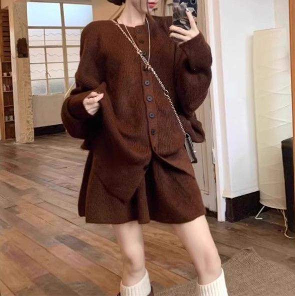 Damen Strickjacke Oversized Kuschelig Norvielle