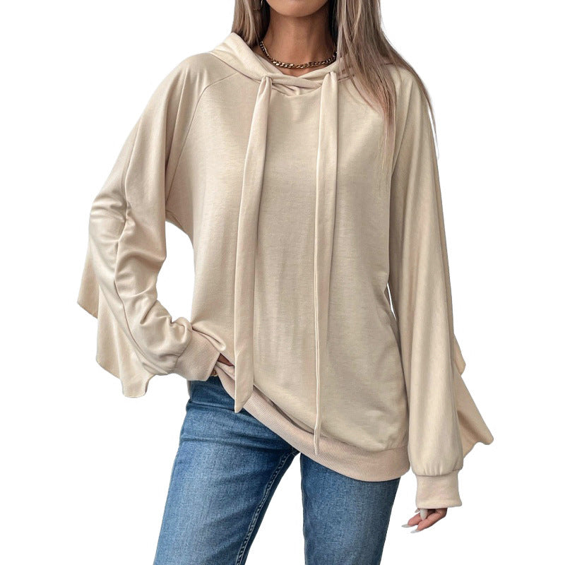 Damen Kapuzenpullover Lässig Elegant Norvielle