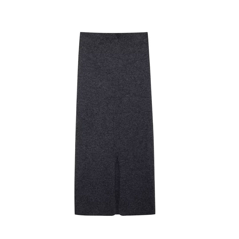 Damen Strickjacke Karomuster Mit Abnehmbarem Gürtel Norvielle