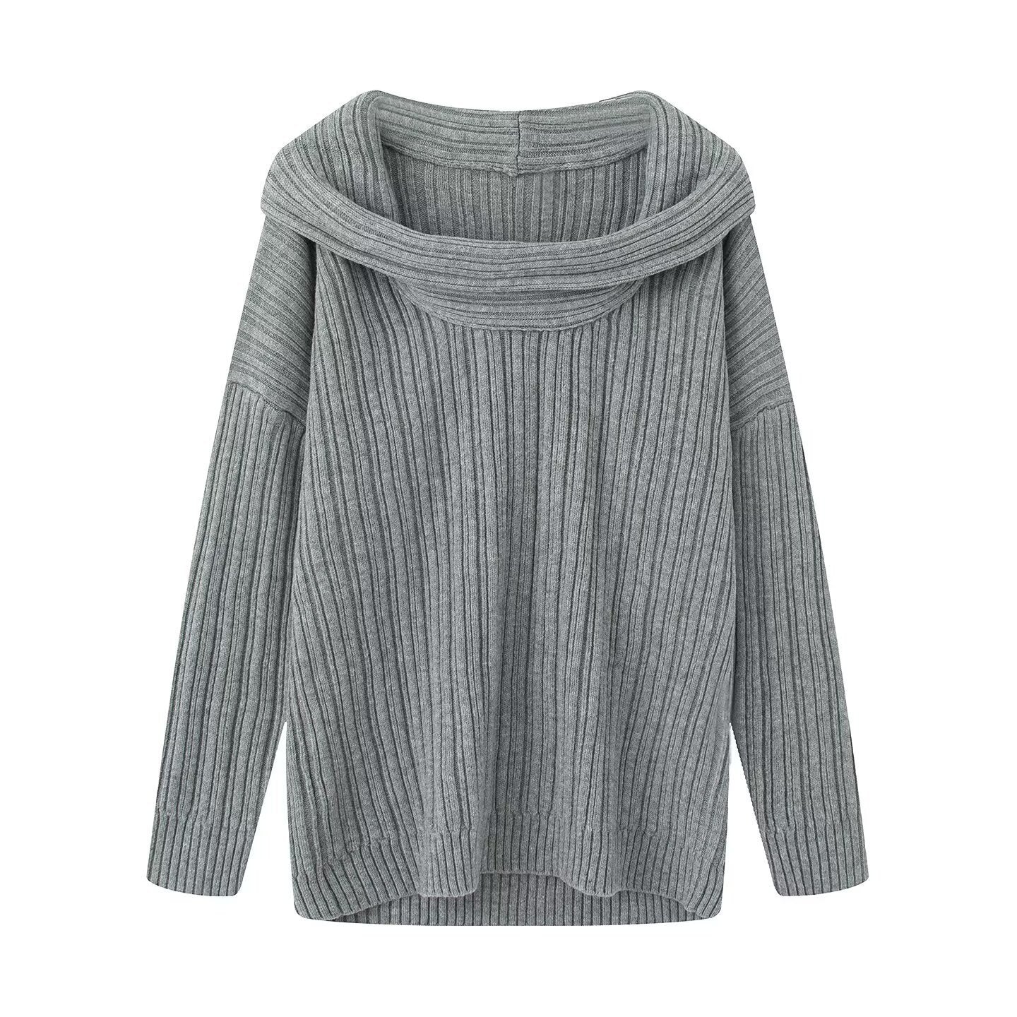 Damen Grobstrickpullover Rollkragen Norvielle