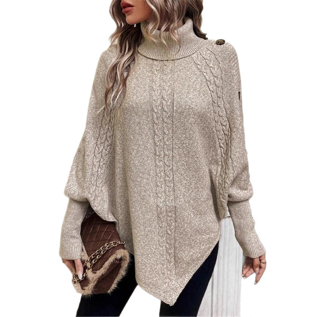 Damen Strickpullover Rollkragen Norvielle
