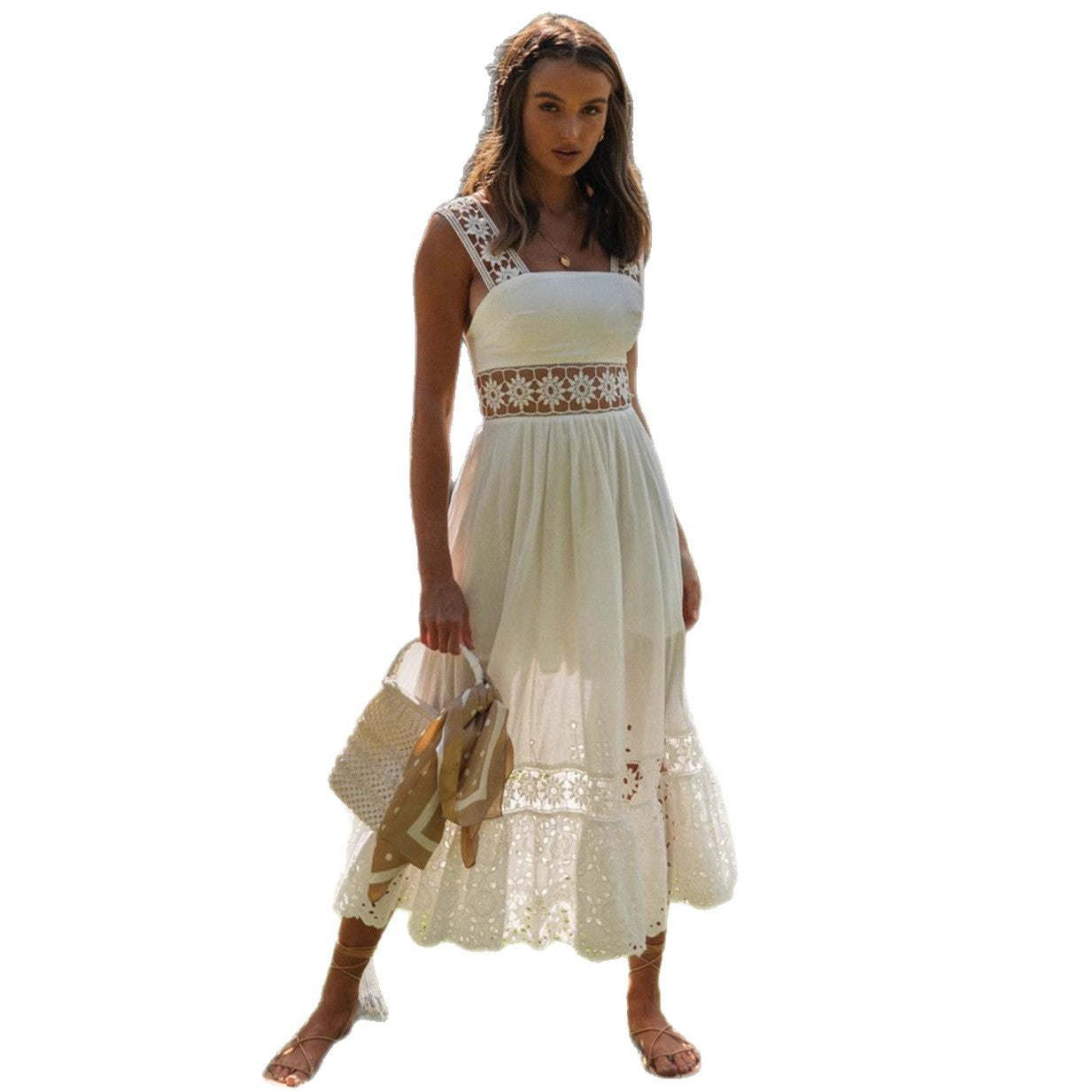 Damen Cocktailkleid Spitze Norvielle
