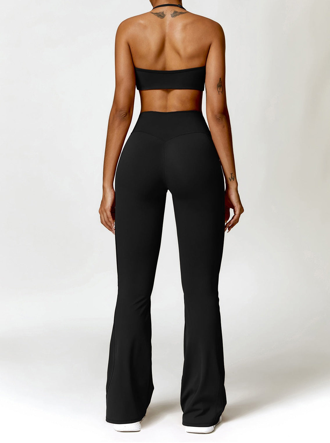 Elena Damen High-Waist Bootcut Leggings Mit Taschen