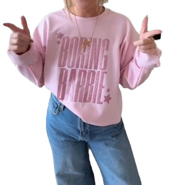 Damen Sweatshirt Glitzernd Norvielle