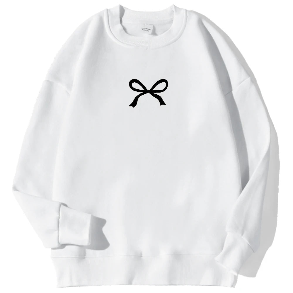 Damen Sweatshirt mit Schleifenmotiv Norvielle