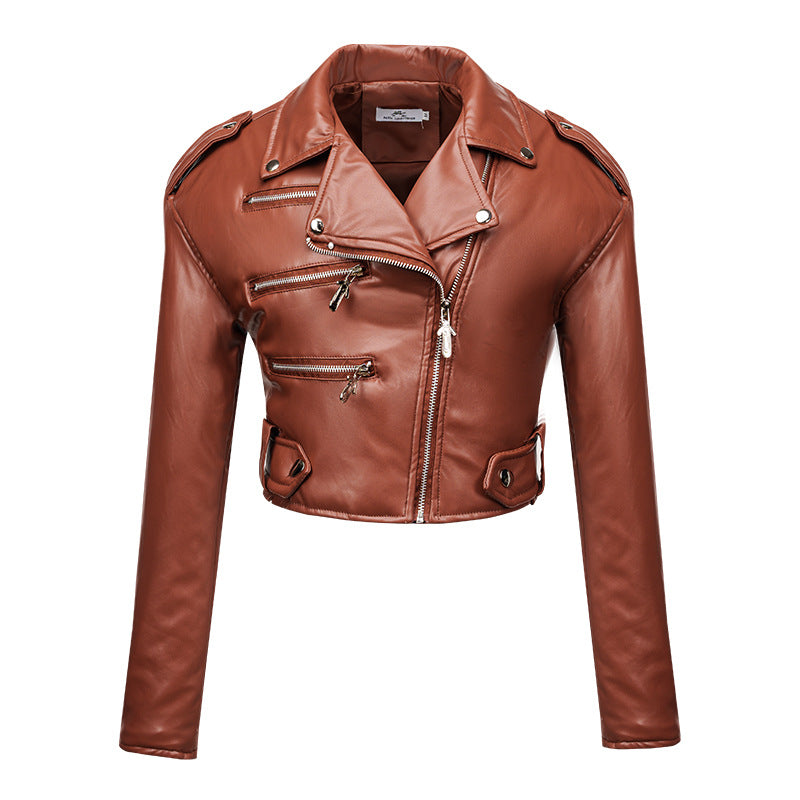 Norvielle Damen Kurzjacke PU