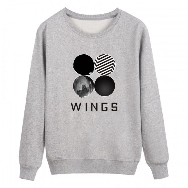 Damen Sweatshirt Rundhals Grafikdruck Norvielle