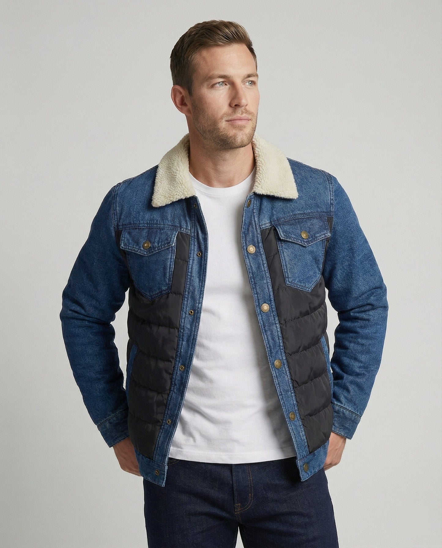 Herren Übergangsjacke Overshirt