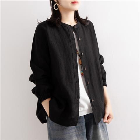 Damen Bluse Lockere Passform Knöpfe Norvielle
