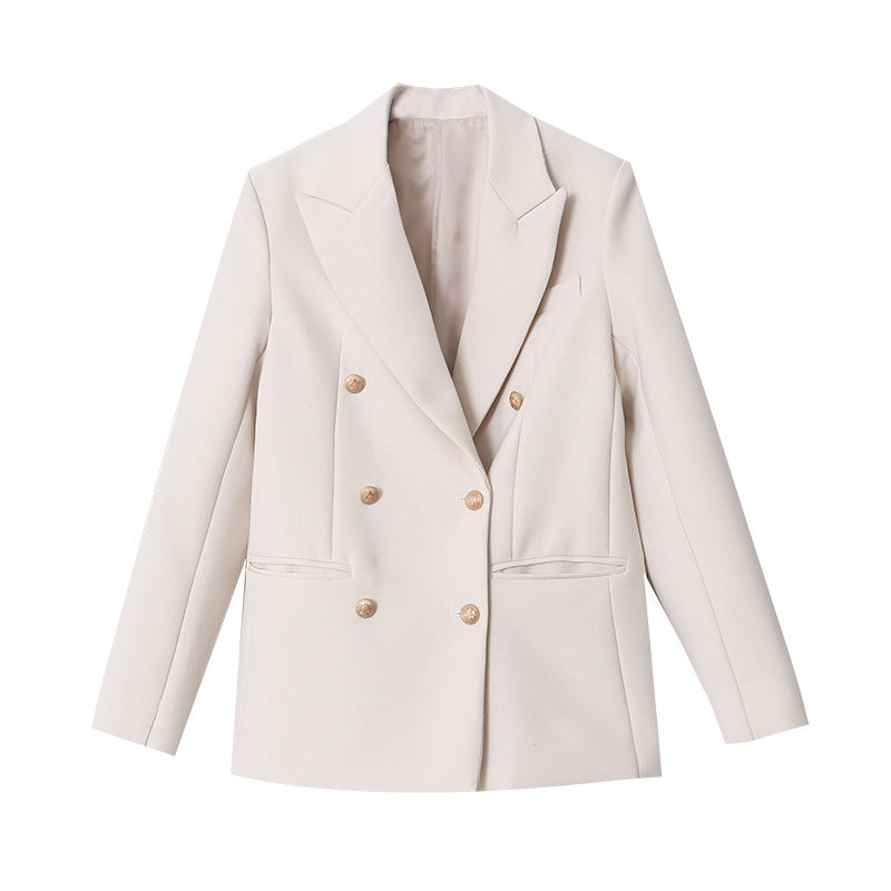 Damen Doppelreiher Blazer Klassisch Norvielle