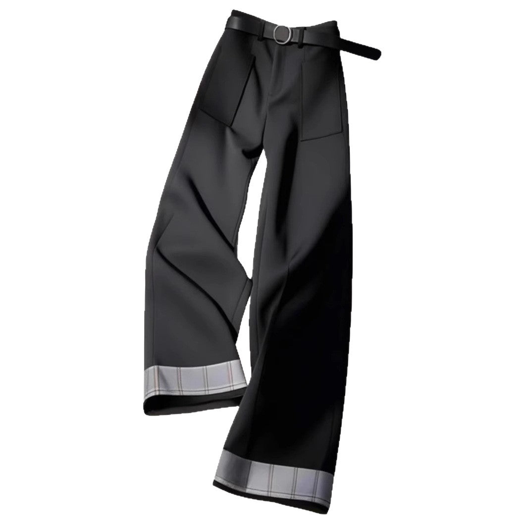 Damen Palazzohose Röhrenbund Elegantes Design