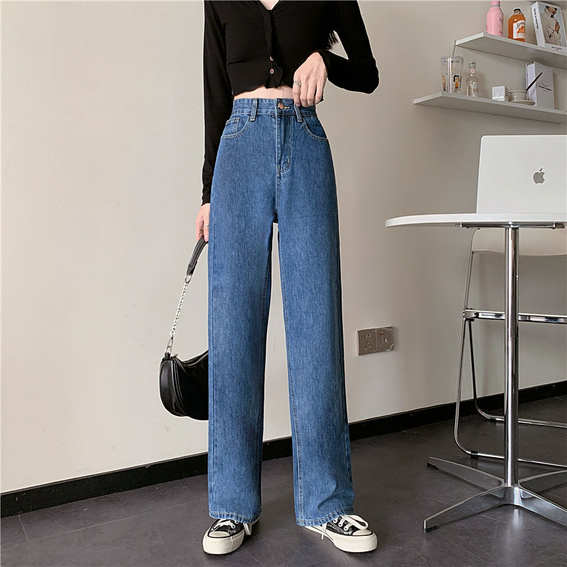 Damen Highwaist Jeans Weit Norvielle