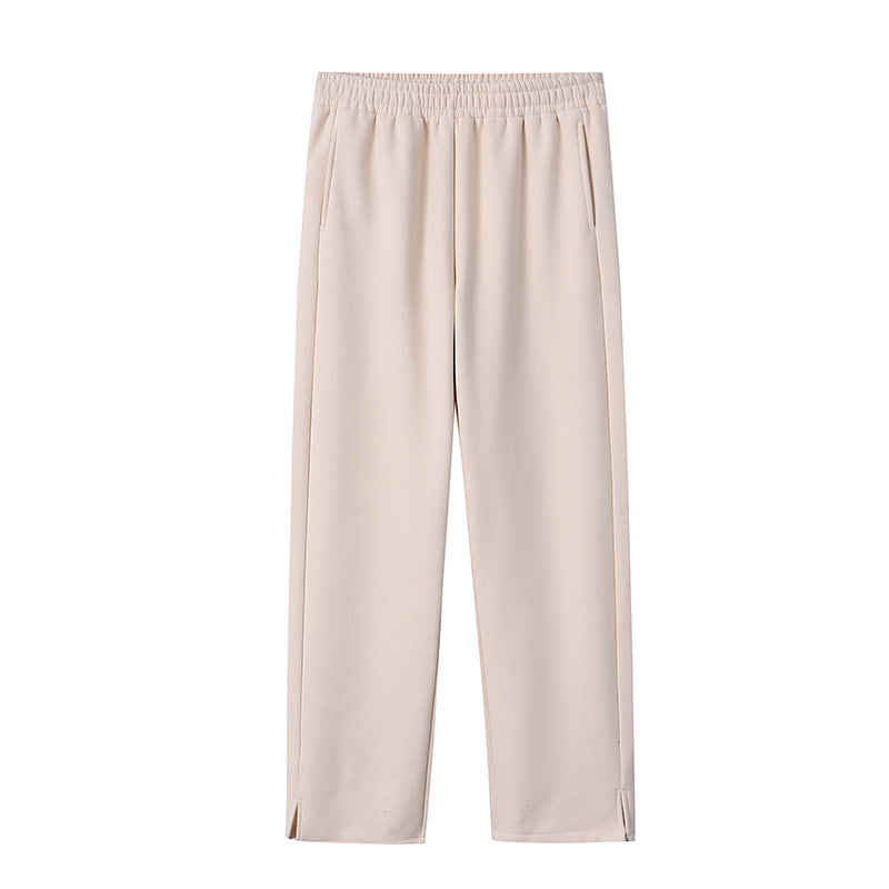 Damen High-Waist Hose Lässig Geschnitten