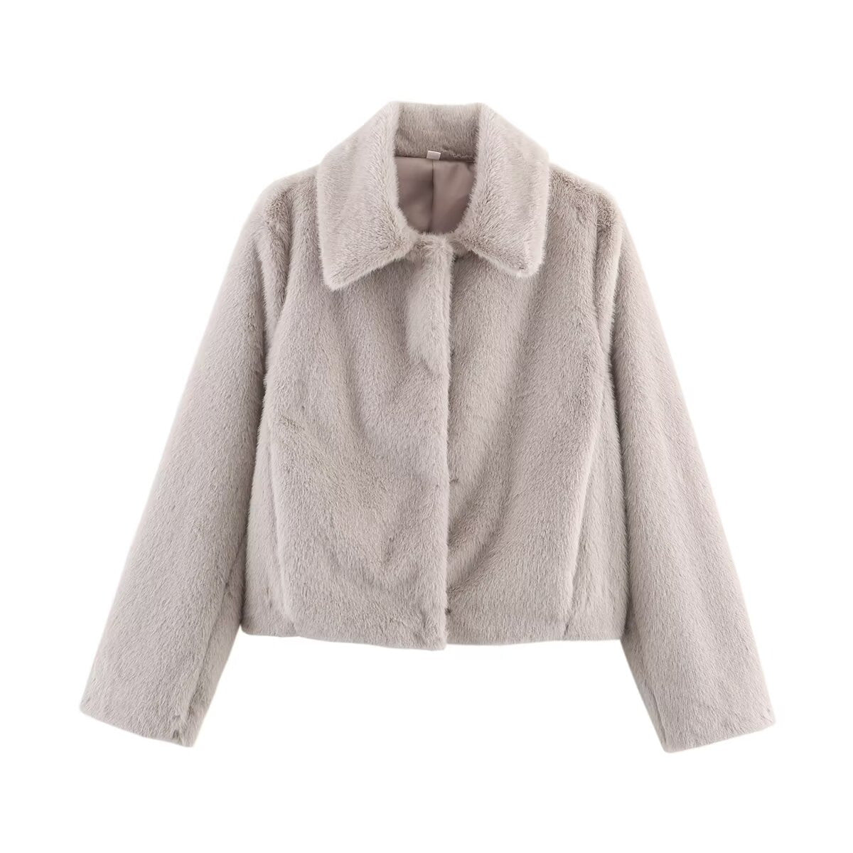 Damen Kunstpelzjacke Kuschelig Norvielle