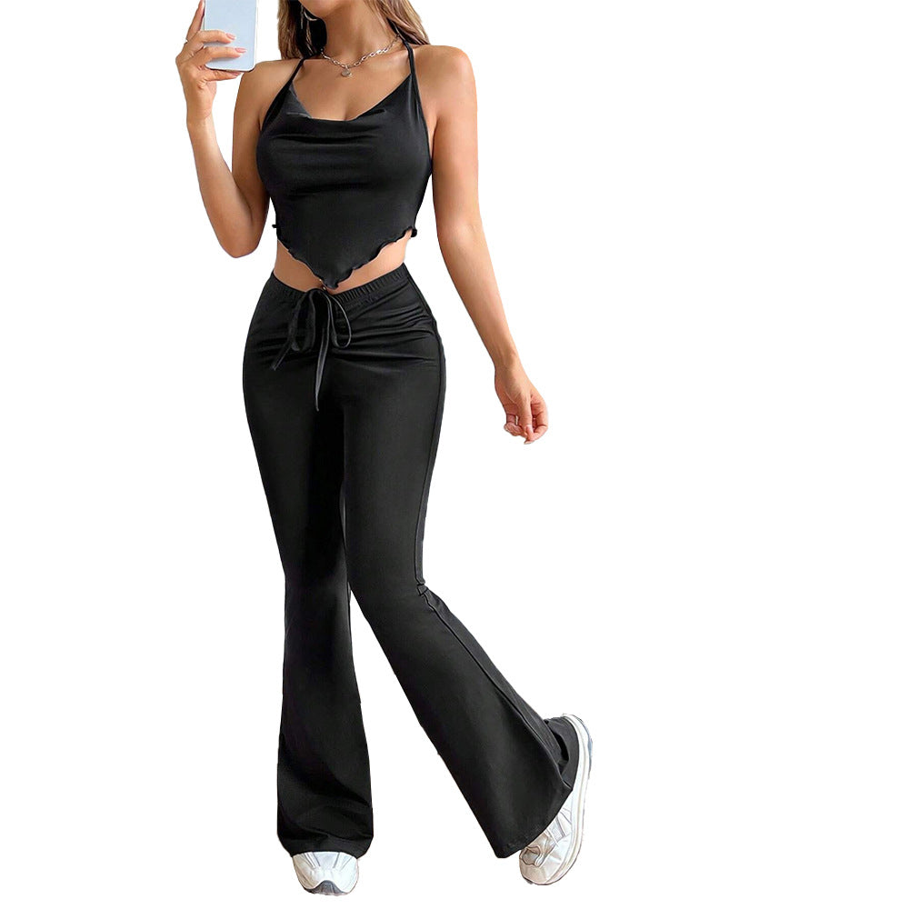 Damen Sport Set Hautfreundliches und Figurbetonter Hosenanzug