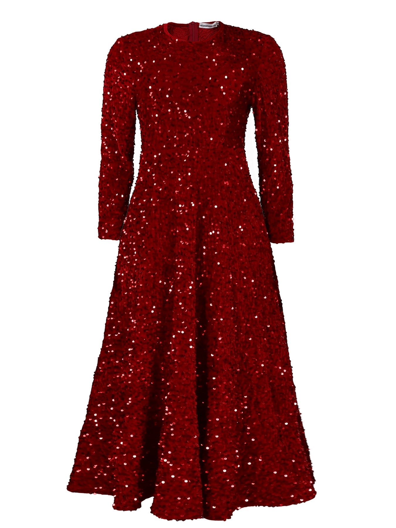 Damen Abendkleid Lang Glitzernd