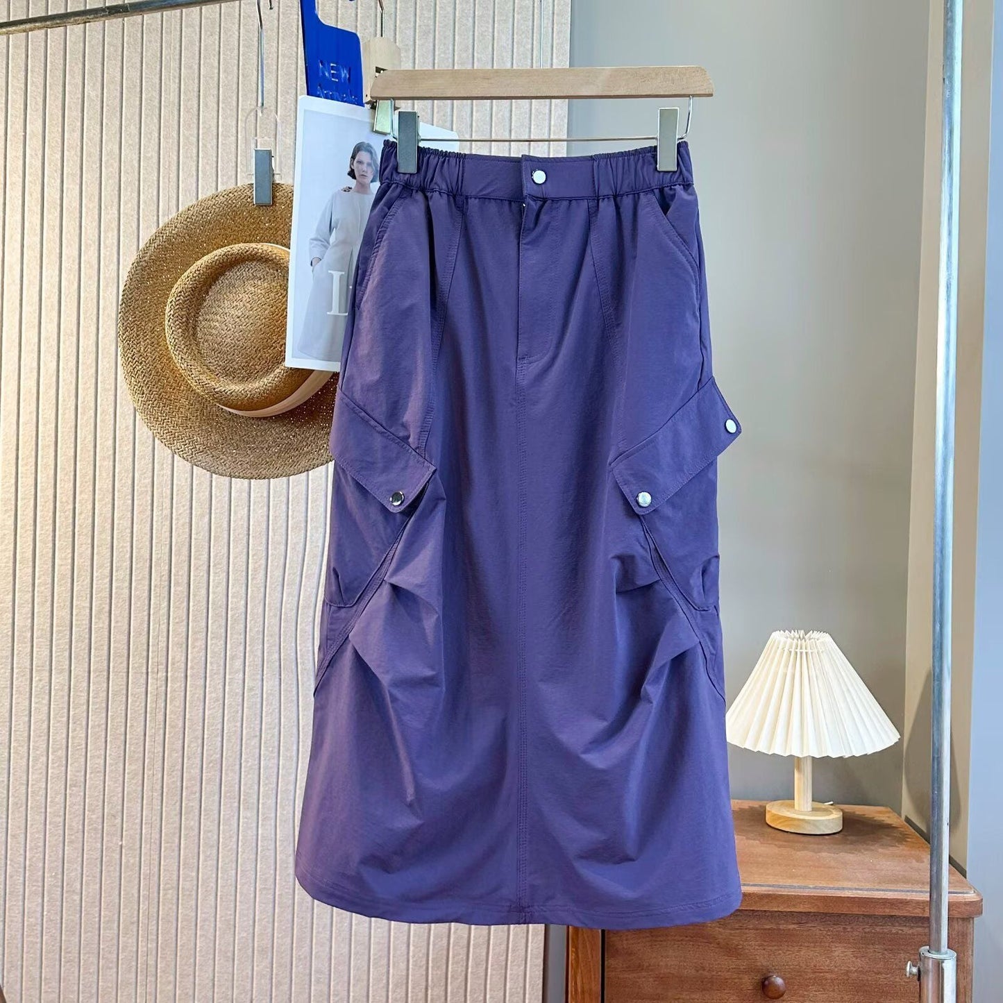 Damen Cargo-Rock Praktische Taschen Norvielle