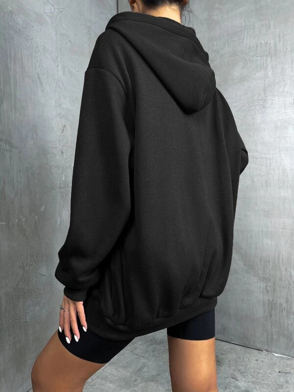 Damen Oversized Kapuzenjacke Norvielle