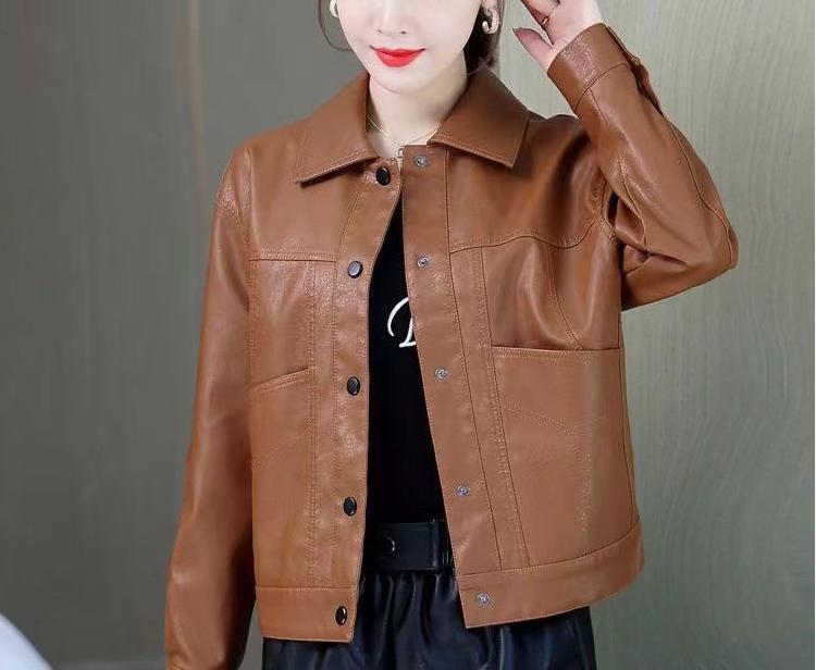 Damen Lederjacke Biker-Stil