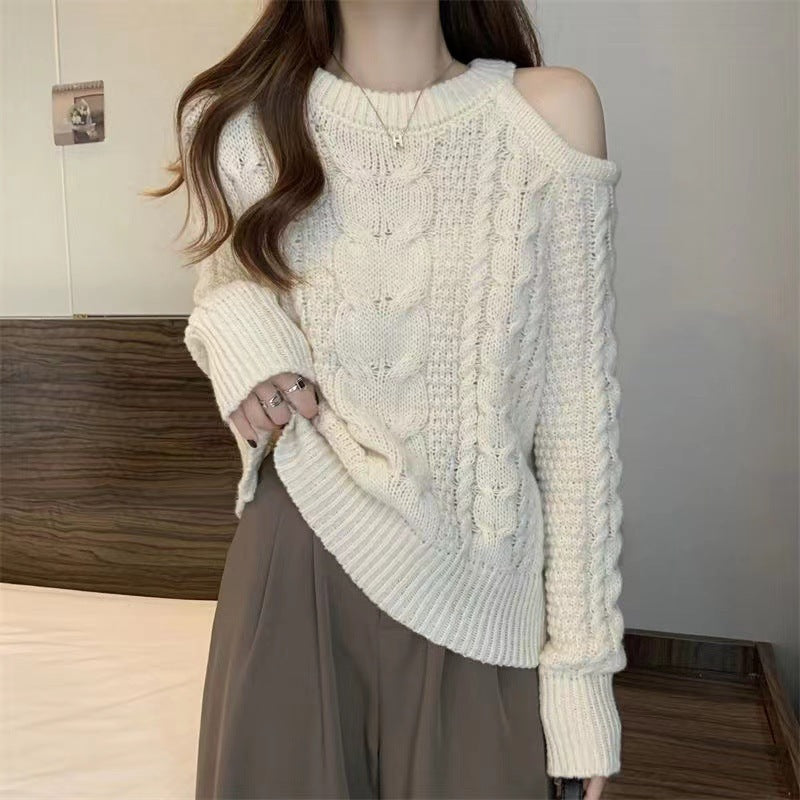 Damen Grobstrickpullover Lässiger Look Norvielle
