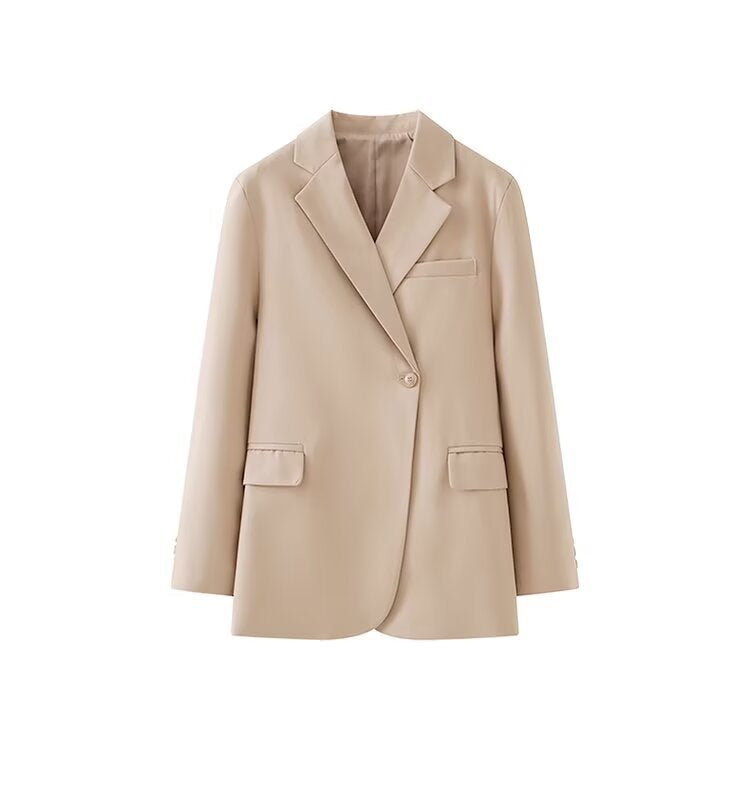 Damen Blazerjacke Moderner Schnitt Praktische Taschen