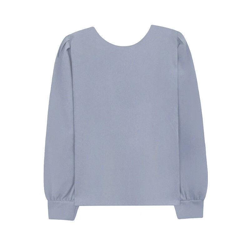 Damen Bluse Puffärmel Vielseitiger Schnitt