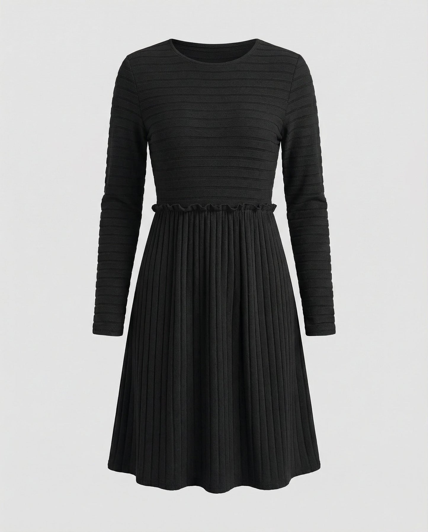 Damen Strickkleid Langärmlig