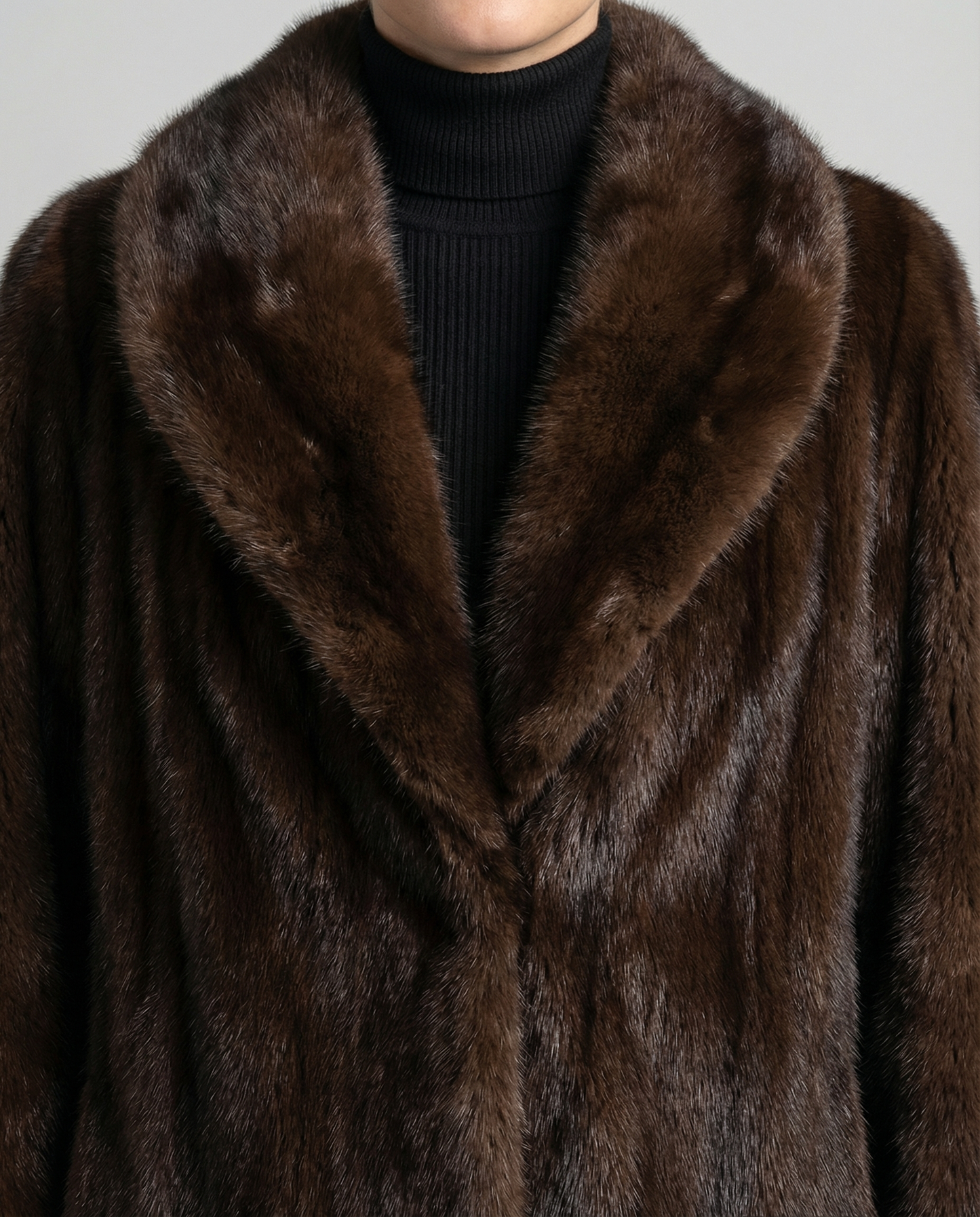 Damen Kunstpelzmantel Elegantes Wintermodell