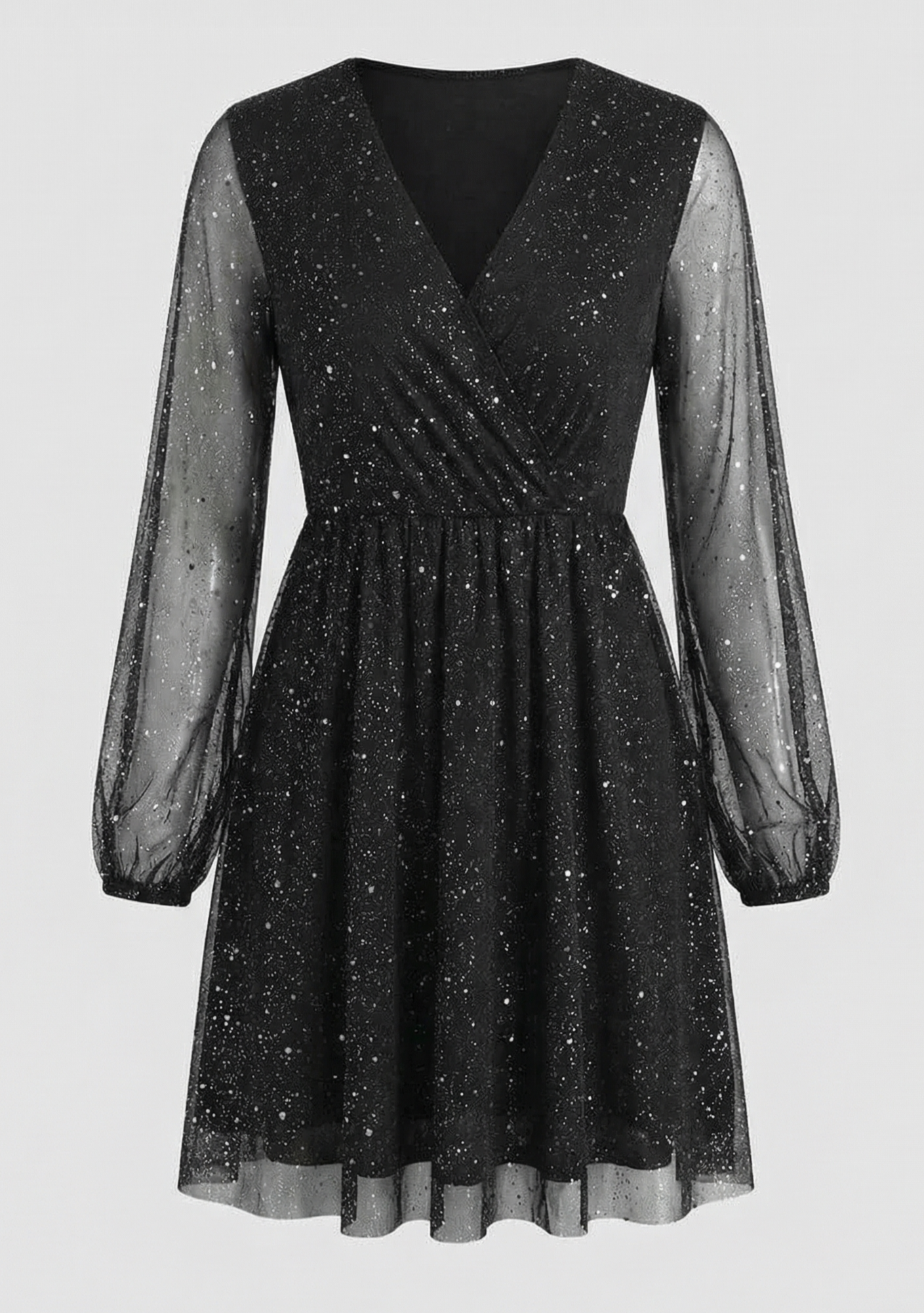 Damen Cocktailkleid Schimmernd