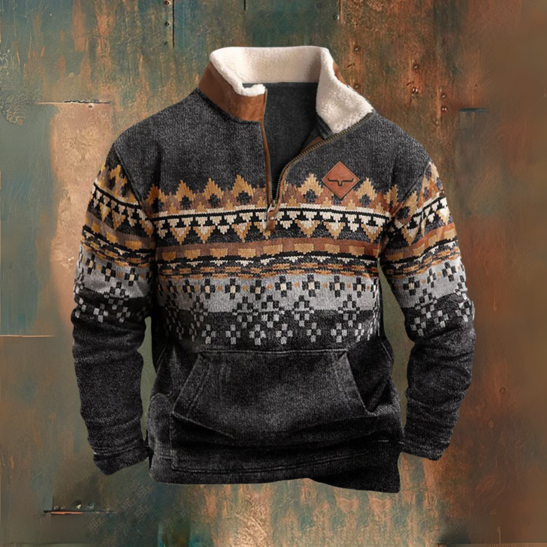 Rodeo Herren Halbzip-Jacke Winterjacke - Norvielle