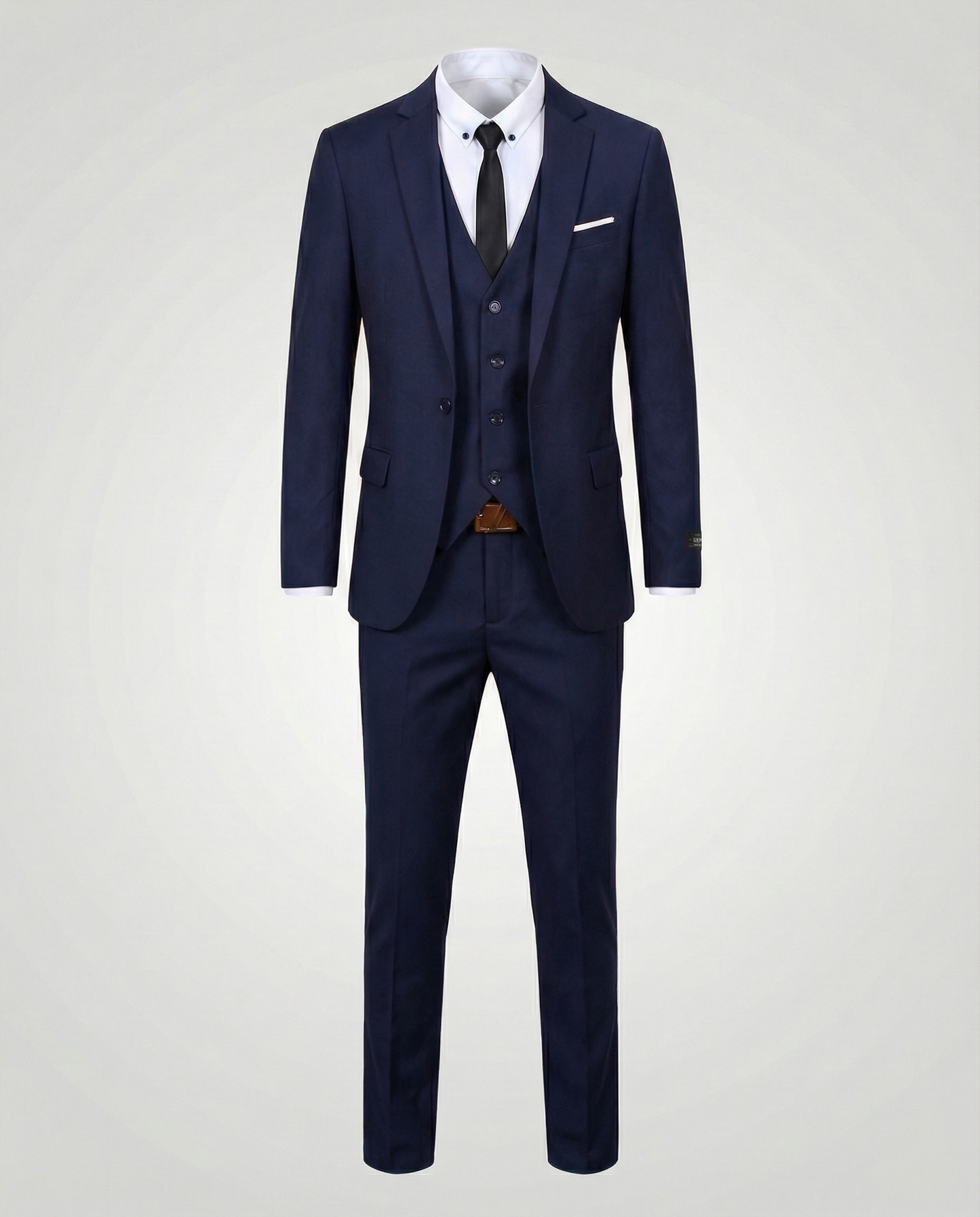 Herren 3-Teilig Anzug Elegant