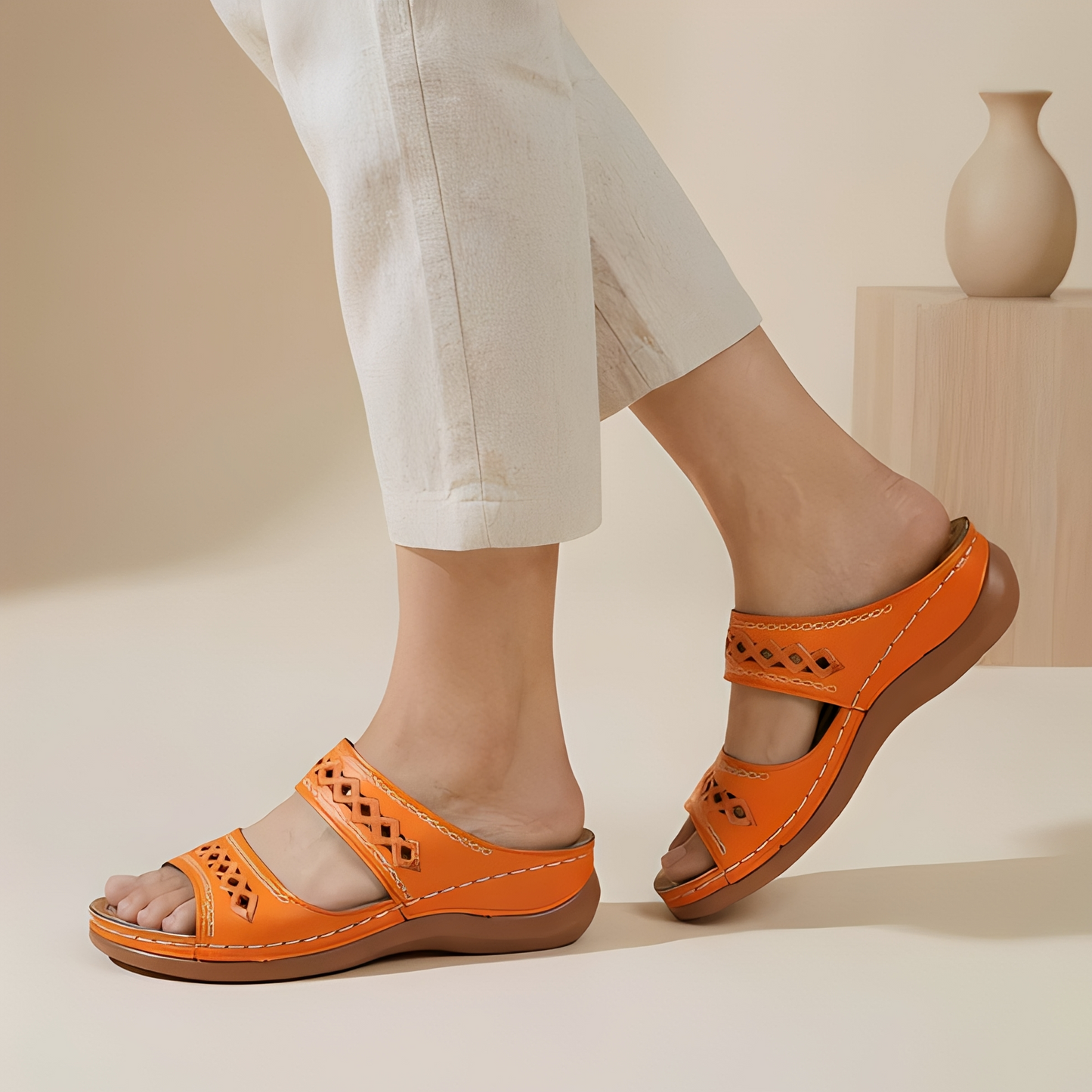 Damen Sommerschuhe Riemen Schuhe Bequem