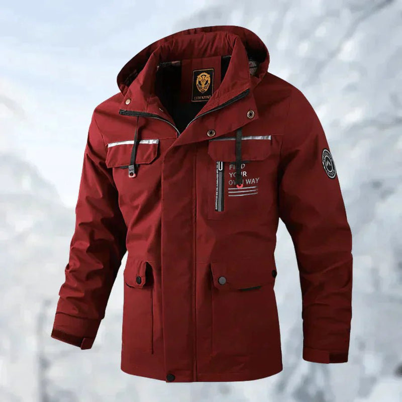 Norvielle Herren Outdoor-Jacke Wasserdicht Winddicht