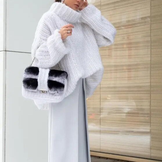 Norvielle Oversized Pullover Unisex Winterstil