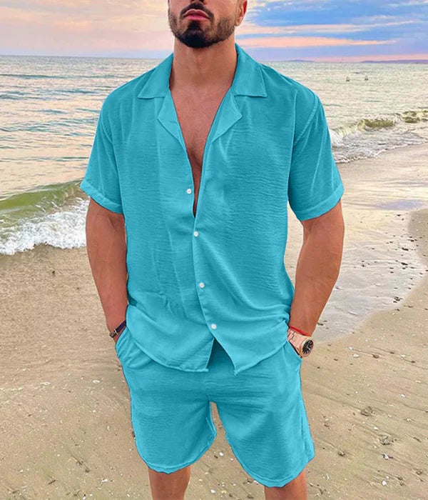Herren Sommer-Set Old Money Stil Struktur