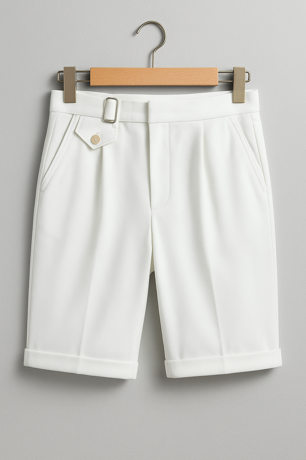 Herren Maßgeschneiderte Shorts mit Schnallen Seitenverschluss