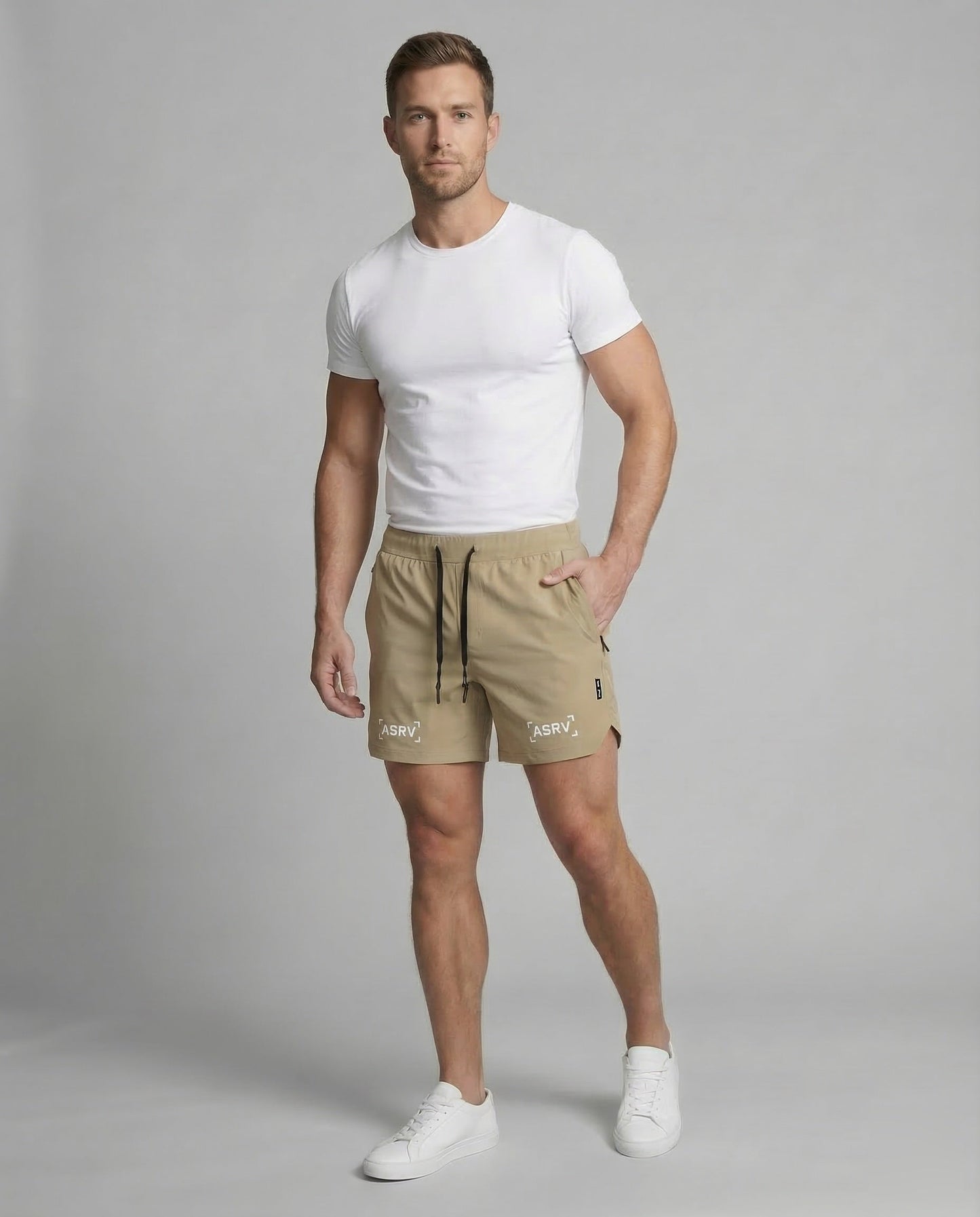 Herren Trainings-Shorts 2in1 Kompressions-Shorts