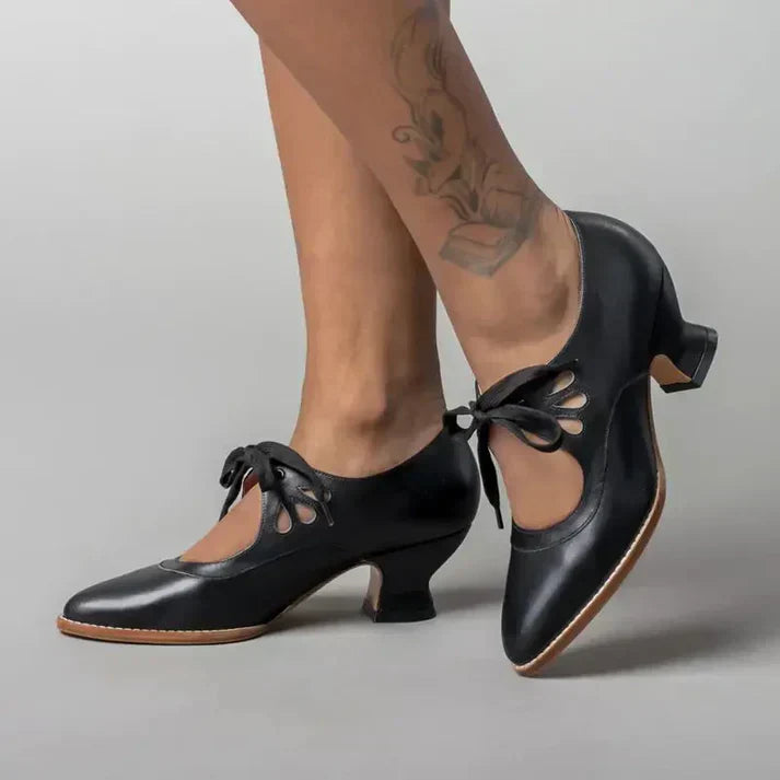Norvielle Damen Orthopädische Schuhe Bequem Vintage-Stil