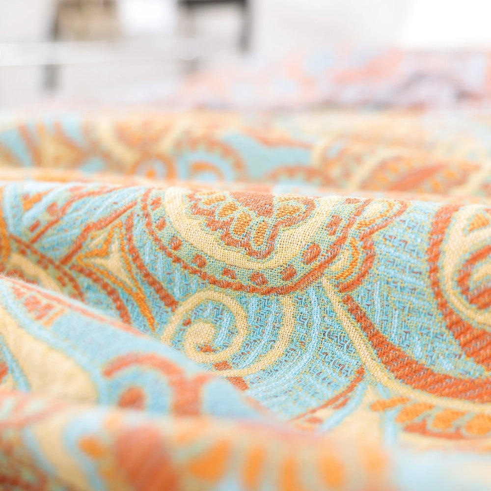 Umkehrbare Baumwolldecke Paisley Boho Stil