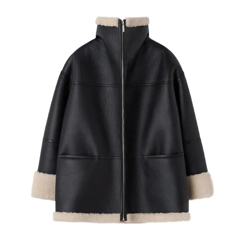 Damen Streetwear Jacke Warm Norvielle