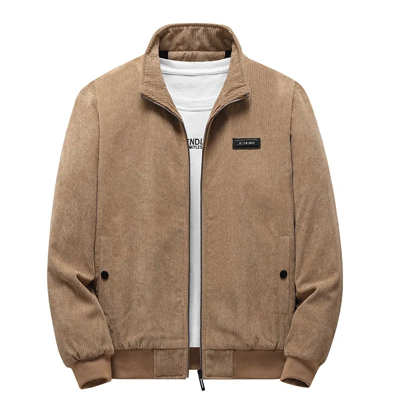 Elias Herren Retro-Sherpa-Jacke Samt