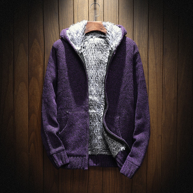 Herren Kapuzen-Cardigan Stylisch
