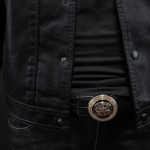 Herren Lederjacke Klassisch