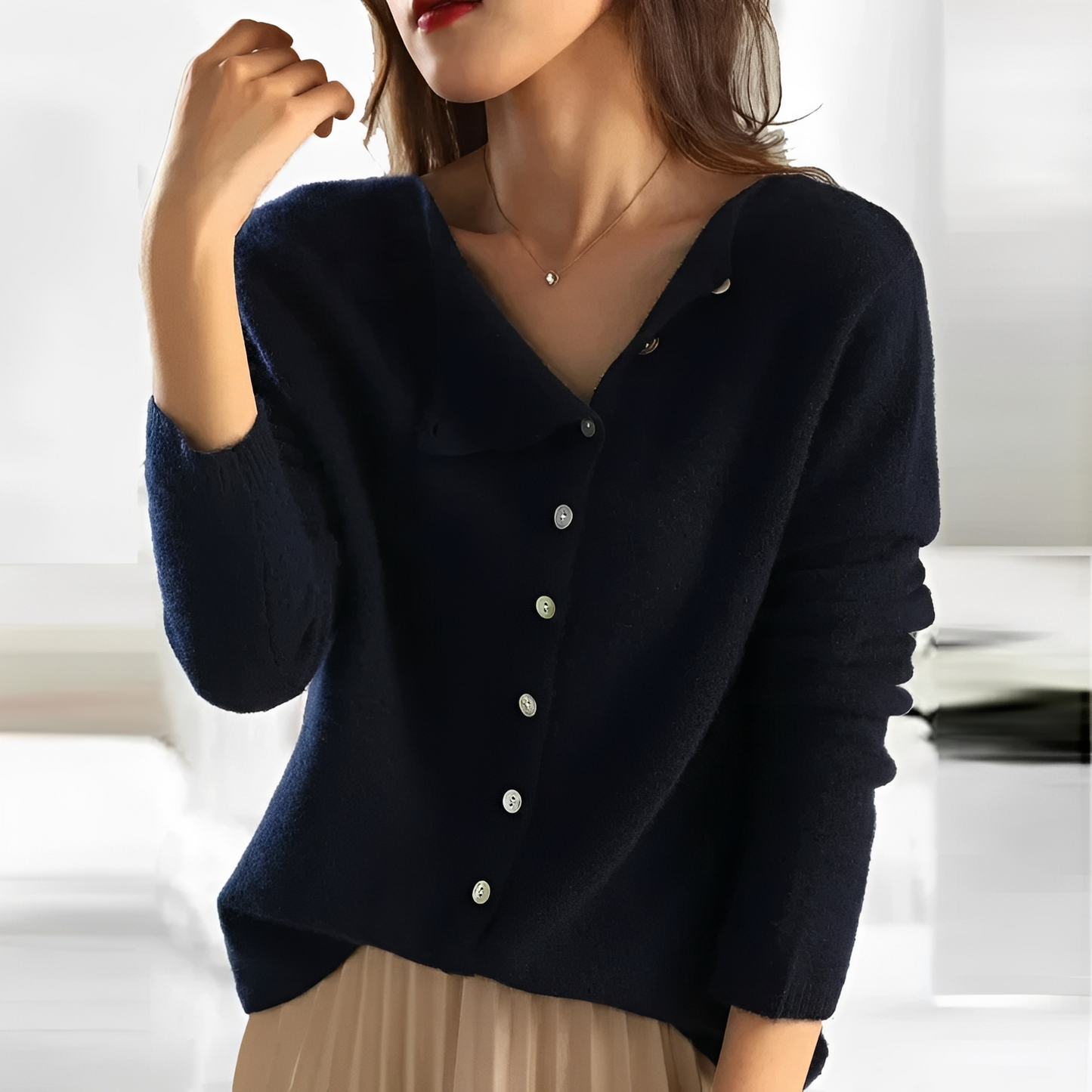 Jessel Damen Cardigan Elegant Lang