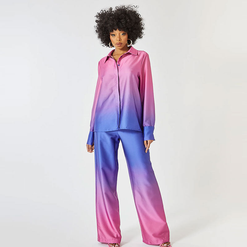 Damen Sommerkleid Zweiteiler Satin